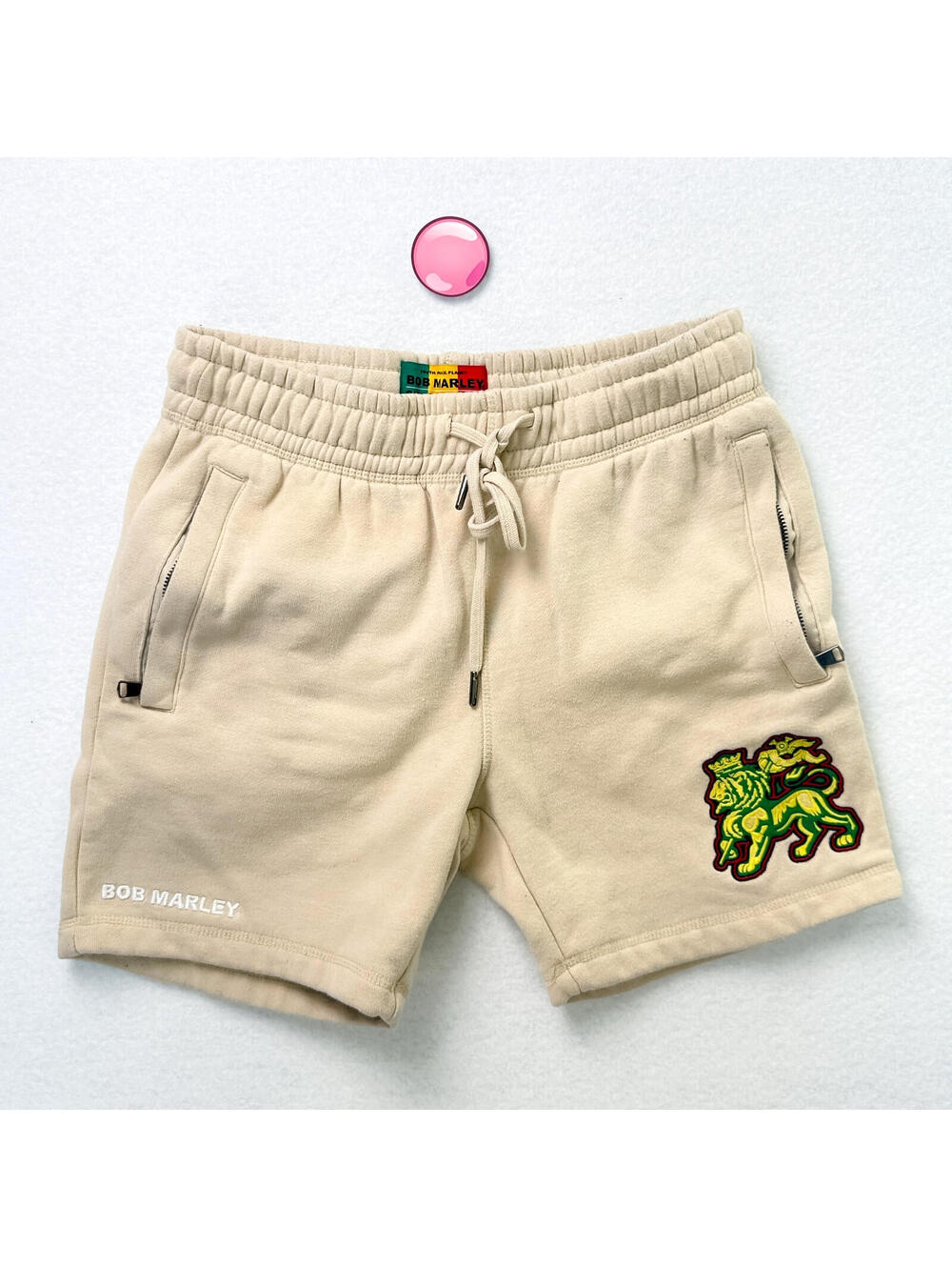 Shoe Palace Bob Marley Rasta Reggae Fleece Shorts Lion Graphic Men’s Small